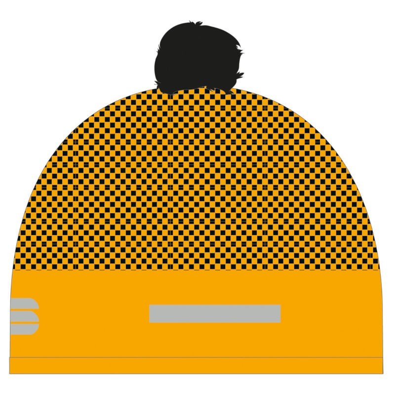 Bonnet Sportful Squadra Light Race Hat jaune-noir Bonnet Sportful Squadra Light Race Hat jaune-noir